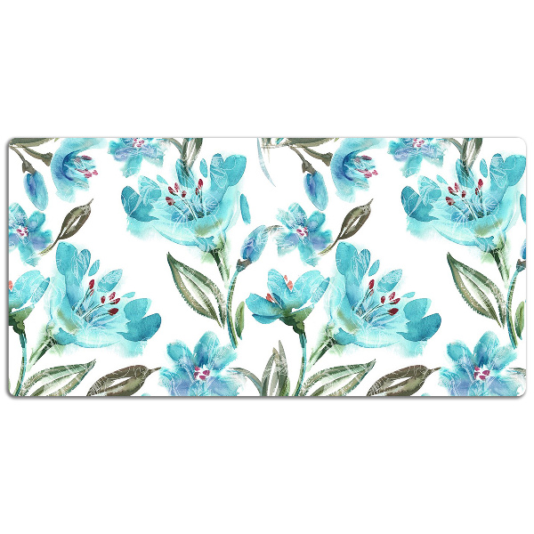 Sottomano da scrivania Fiori Turchesi