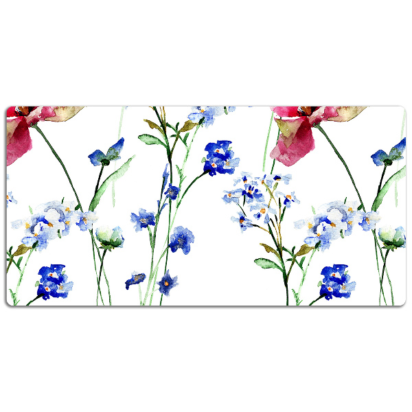 Tappetino da scrivania Fiori Dipinti