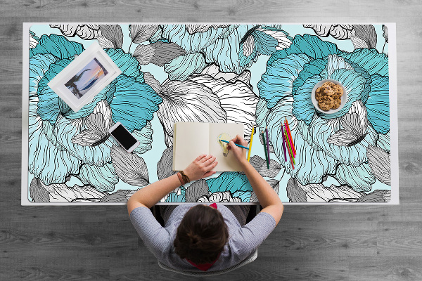 Sottomano da scrivania Composizione Floreale