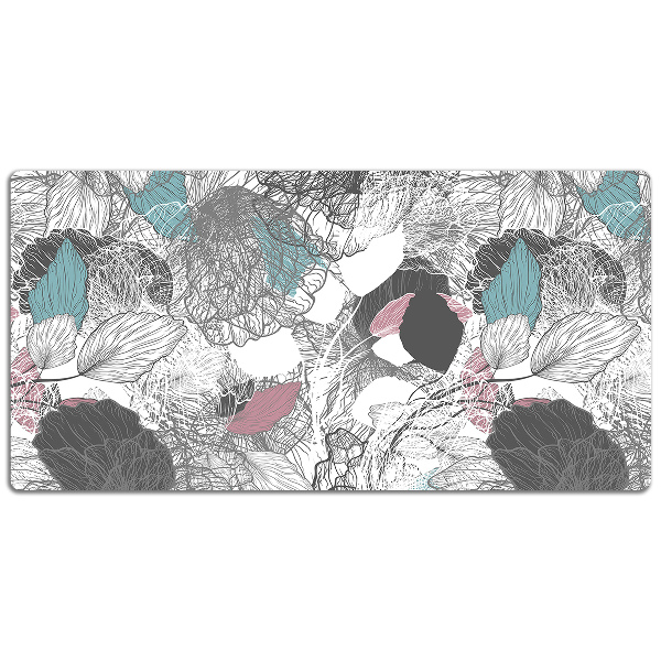 Sottomano da scrivania Pattern Floreale