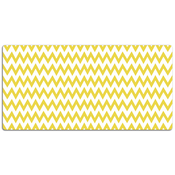 Sottomano da scrivania Zigzag Gialli