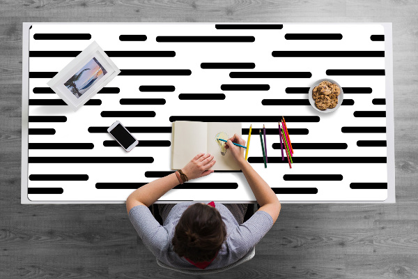 Sottomano da scrivania Linee Intermittenti