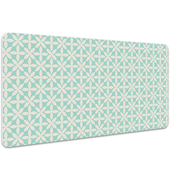 Sottomano da scrivania Pattern Bianco E Blu