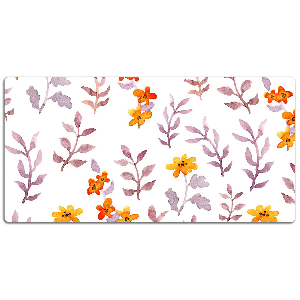 Sottomano da scrivania Fiori Dipinti