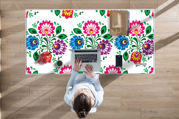 Sottomano da scrivania Fiori In Stile Folk