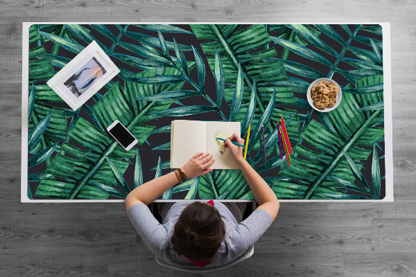 Sottomano da scrivania Foglie Tropicali