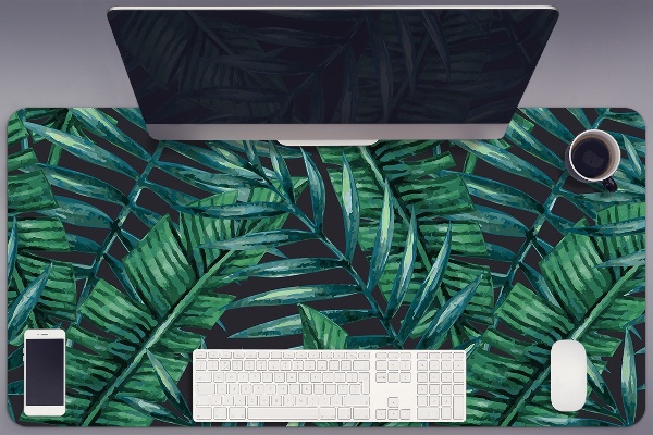 Sottomano da scrivania Foglie Tropicali