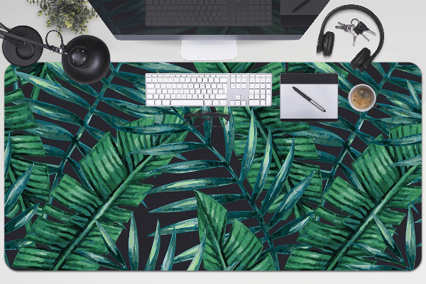 Sottomano da scrivania Foglie Tropicali