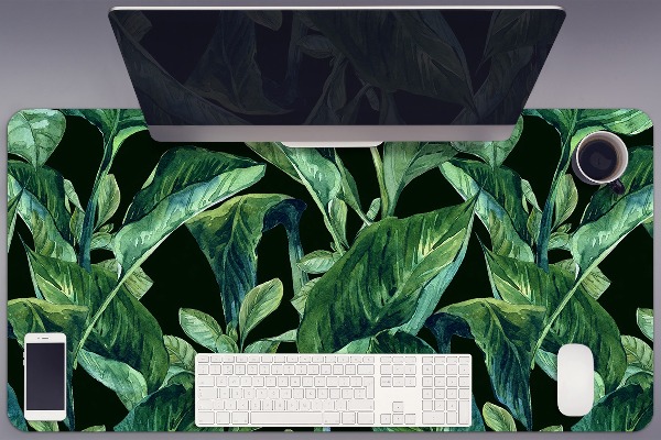 Sottomano da scrivania Foglie Tropicali