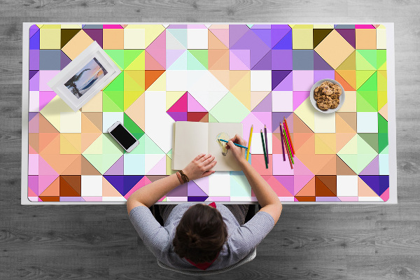 Sottomano da scrivania Mosaico Colorato