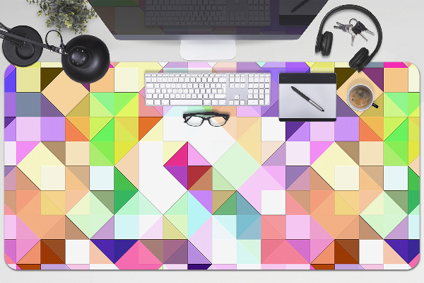 Sottomano da scrivania Mosaico Colorato
