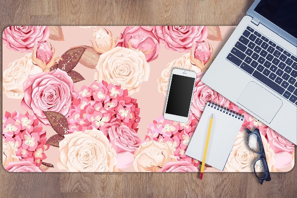 Sottomano da scrivania Rose E Ortensie
