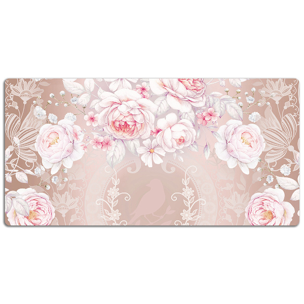 Tappetino da scrivania Rose Bianche