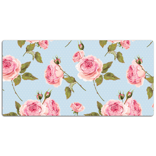 Sottomano da scrivania Rose Con Foglie