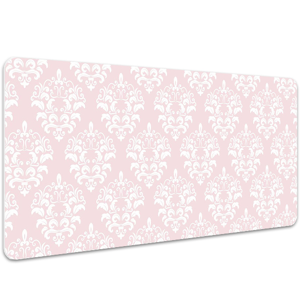 Sottomano da scrivania Damasco Rosa