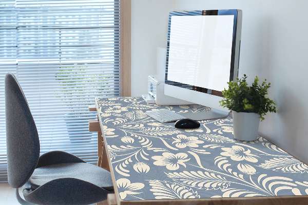 Sottomano da scrivania Ornamento Blu