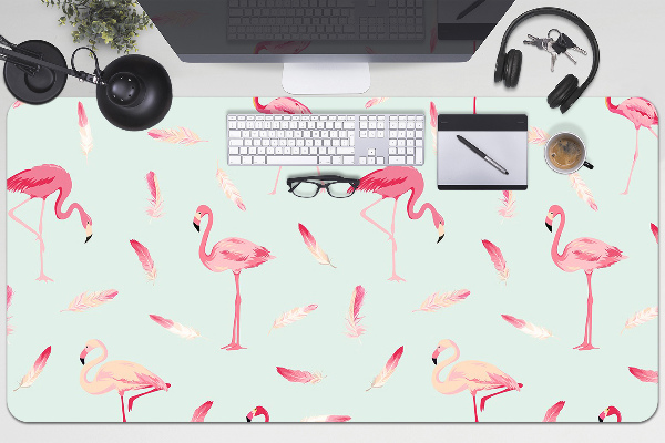 Sottomano da scrivania Flamingos E Piume