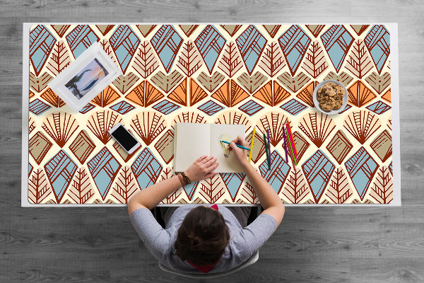 Sottomano da scrivania Pattern Marrone Etnico