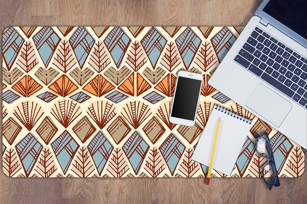 Sottomano da scrivania Pattern Marrone Etnico