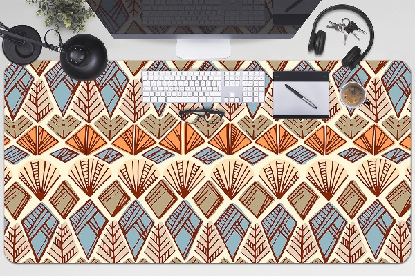 Sottomano da scrivania Pattern Marrone Etnico