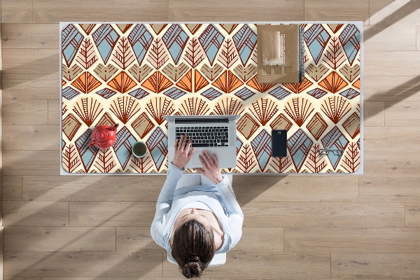 Sottomano da scrivania Pattern Marrone Etnico