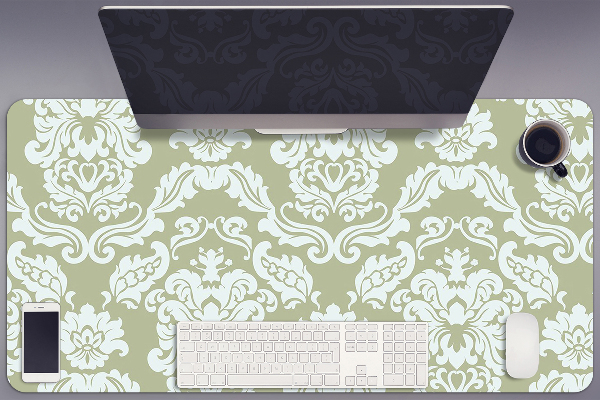 Sottomano da scrivania Ornamento Verde