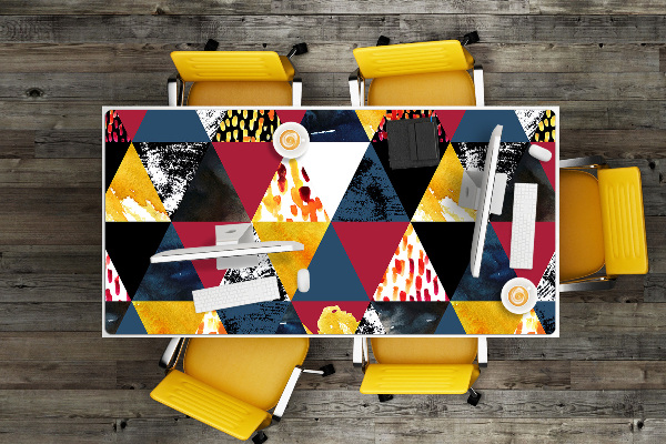 Sottomano da scrivania Mosaico Di Triangoli