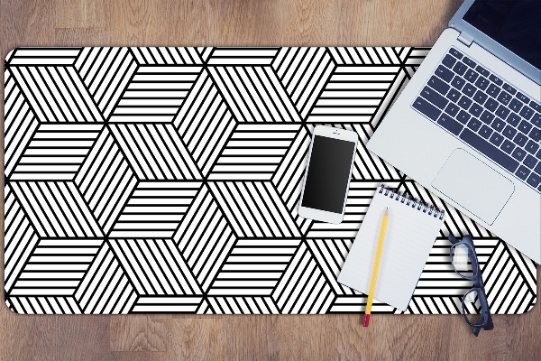 Sottomano da scrivania Cubi Geometrici
