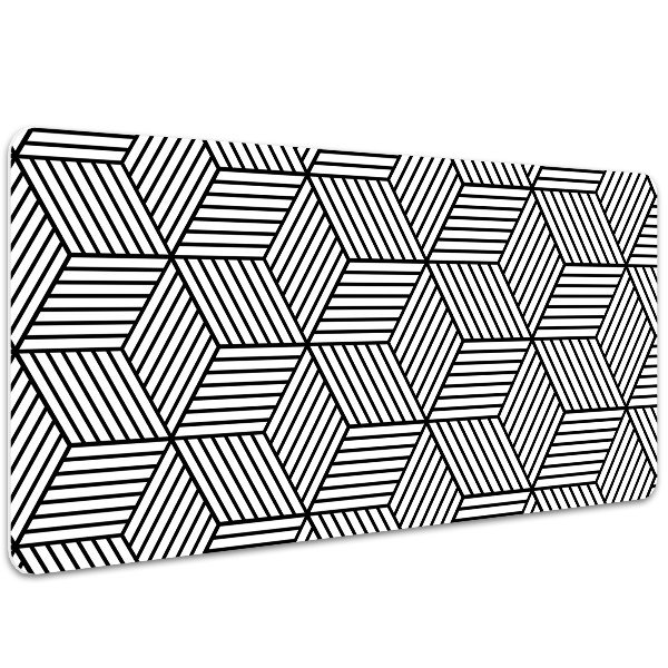 Sottomano da scrivania Cubi Geometrici