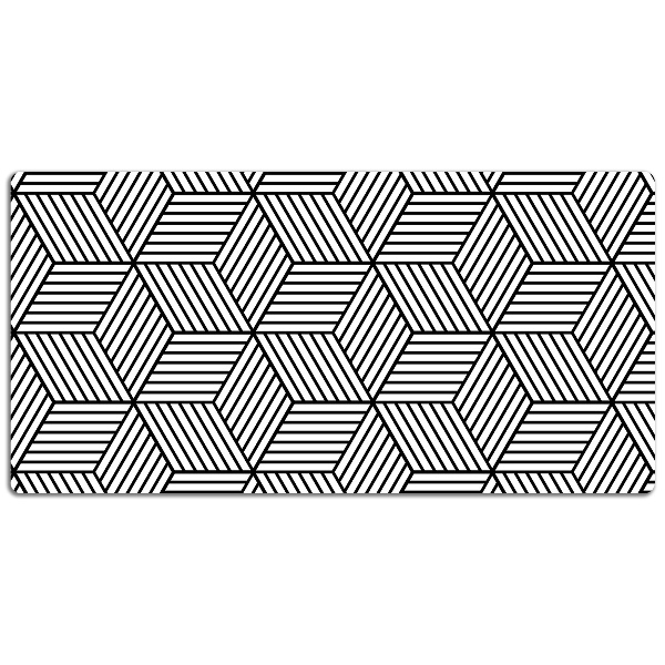 Sottomano da scrivania Cubi Geometrici