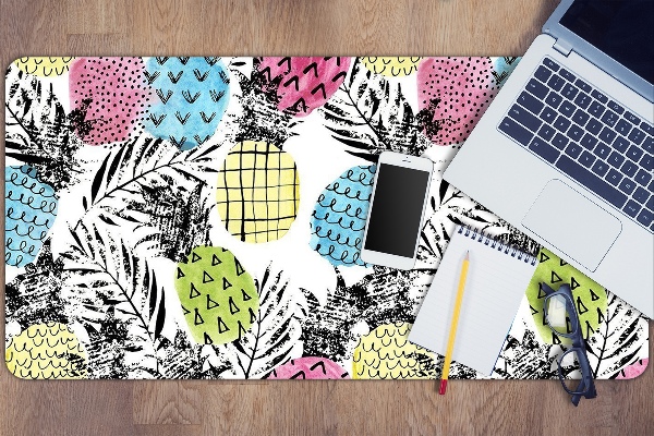 Sottomano da scrivania Ananas Colorati