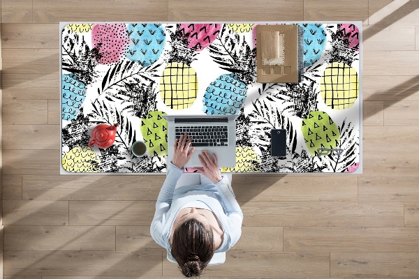 Sottomano da scrivania Ananas Colorati