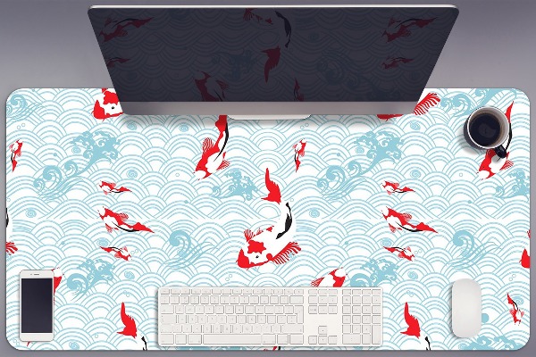 Tappetino da scrivania Carpa Koi