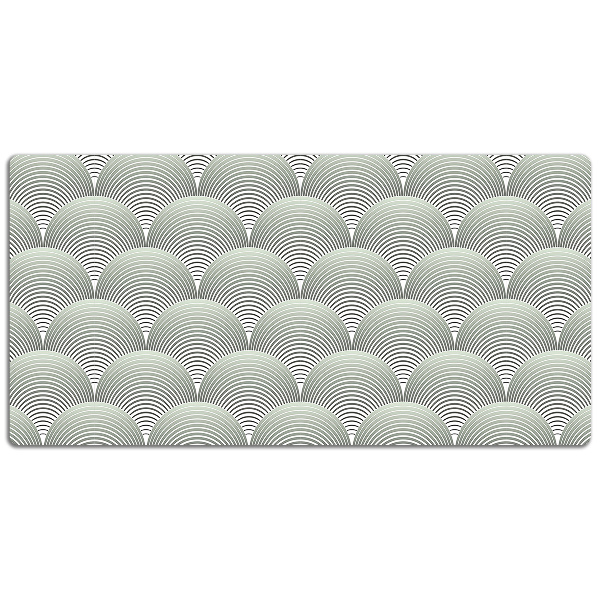 Tappetino da scrivania Pattern Semi -Cerchio