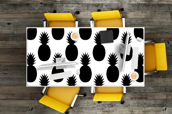 Tappetino da scrivania Ananas Neri