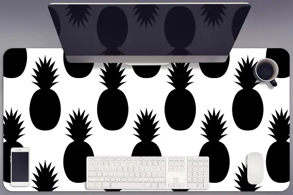 Tappetino da scrivania Ananas Neri