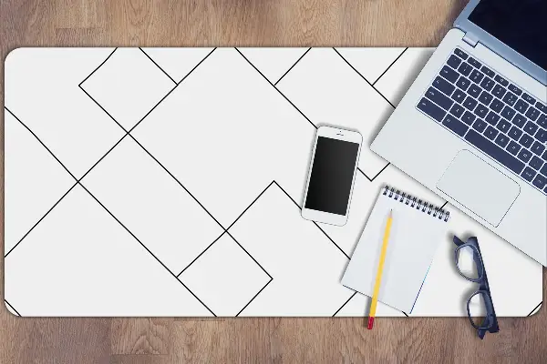 Sottomano da scrivania Linee E Quadrati