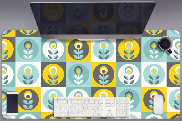 Sottomano da scrivania Pattern Floreale