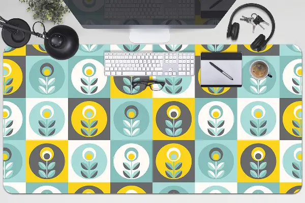 Sottomano da scrivania Pattern Floreale