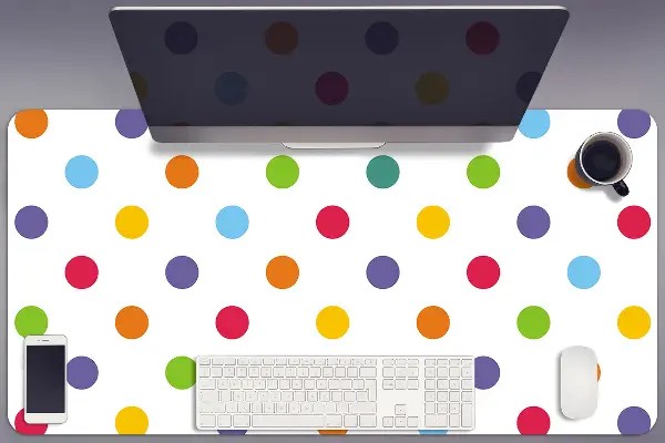 Tappetino da scrivania Punti Colorati