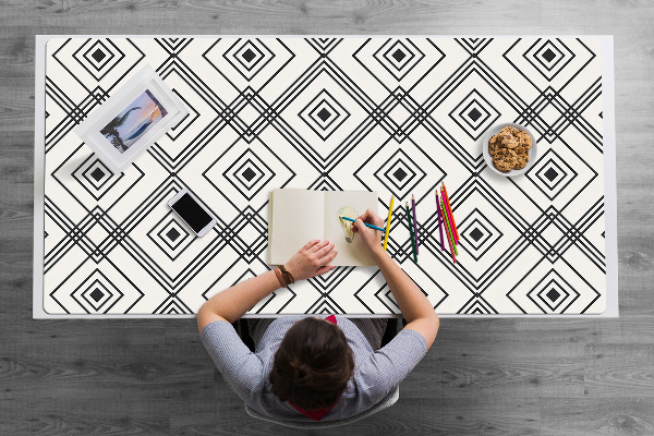 Sottomano da scrivania Illusione Geometrica
