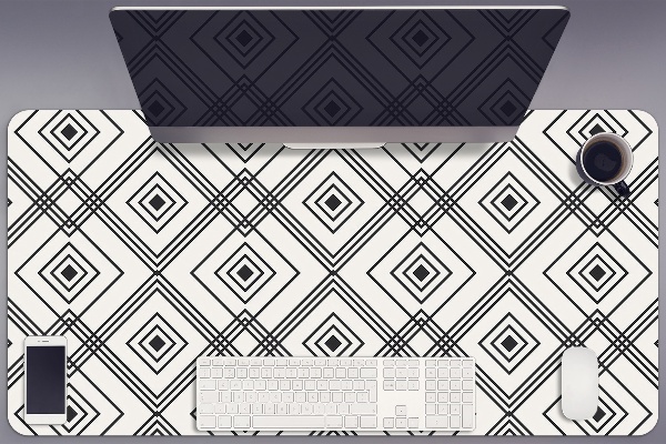 Sottomano da scrivania Illusione Geometrica