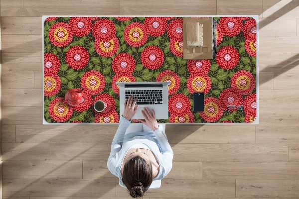 Sottomano da scrivania Fiori Geometrici