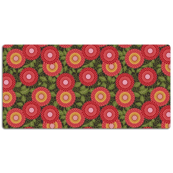 Sottomano da scrivania Fiori Geometrici