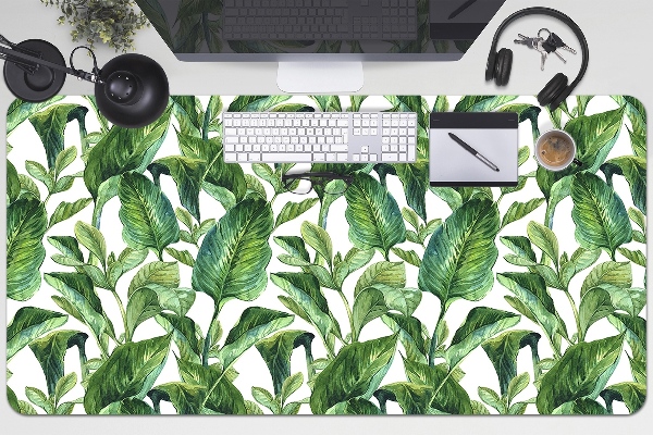 Sottomano da scrivania Foglie Tropicali