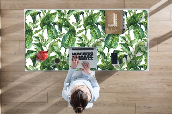 Sottomano da scrivania Foglie Tropicali