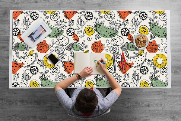 Tappetino da scrivania Contorni Di Frutta