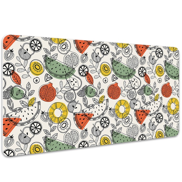 Tappetino da scrivania Contorni Di Frutta