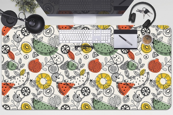 Tappetino da scrivania Contorni Di Frutta