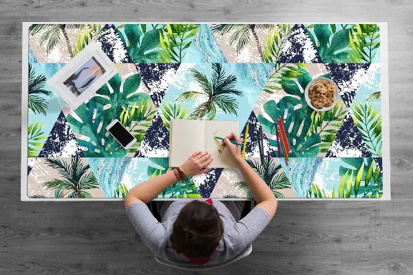 Sottomano da scrivania Mosaico Tropicale